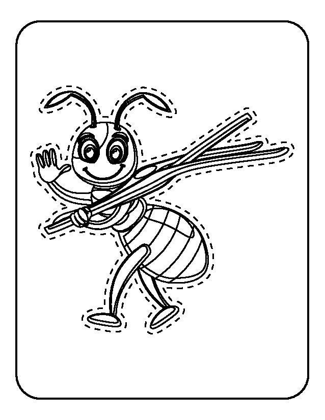 Scissor Skills Ant Poster vol. 2