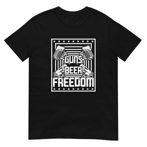 Guns Beer Freedom Short-Sleeve Unisex T-Shirt