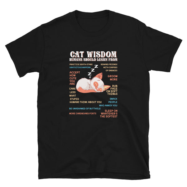 Cat Wisdom Short-Sleeve Unisex T-Shirt