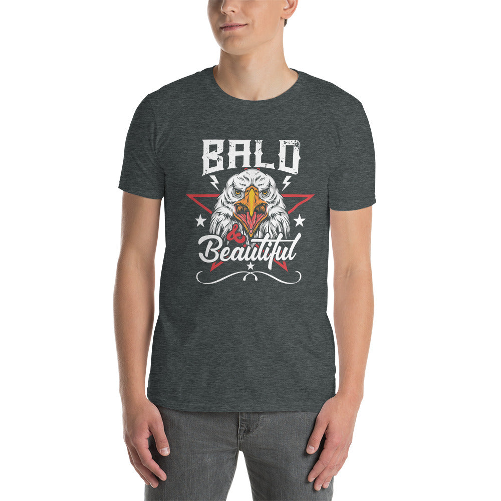 Bald & Beautiful Patriotic Short-Sleeve Unisex T-Shirt