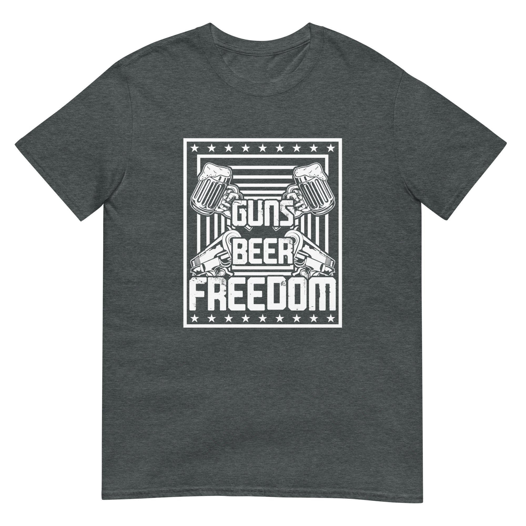 Guns Beer Freedom Short-Sleeve Unisex T-Shirt