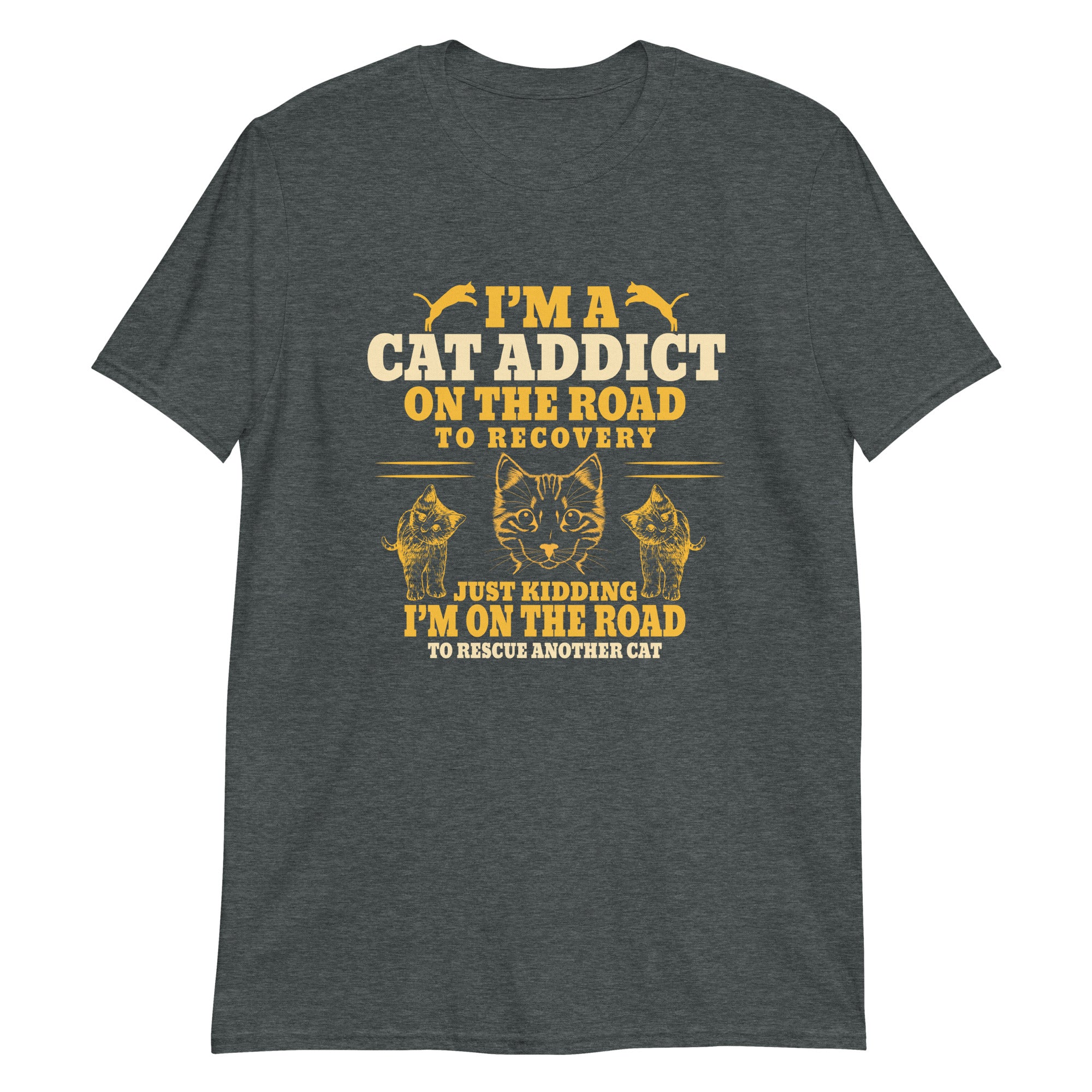 Cat Addict Short-Sleeve Unisex T-Shirt