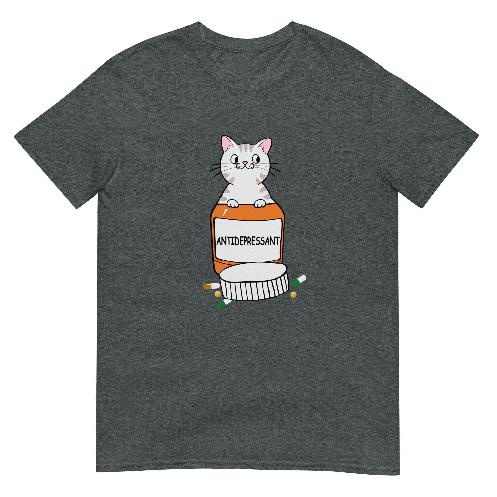 Cats are my Antidepressant Short-Sleeve Unisex T-Shirt