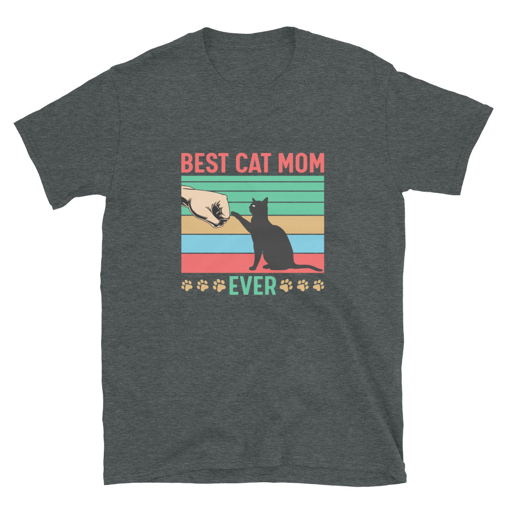 Best Cat Mom Ever Short-Sleeve T-Shirt