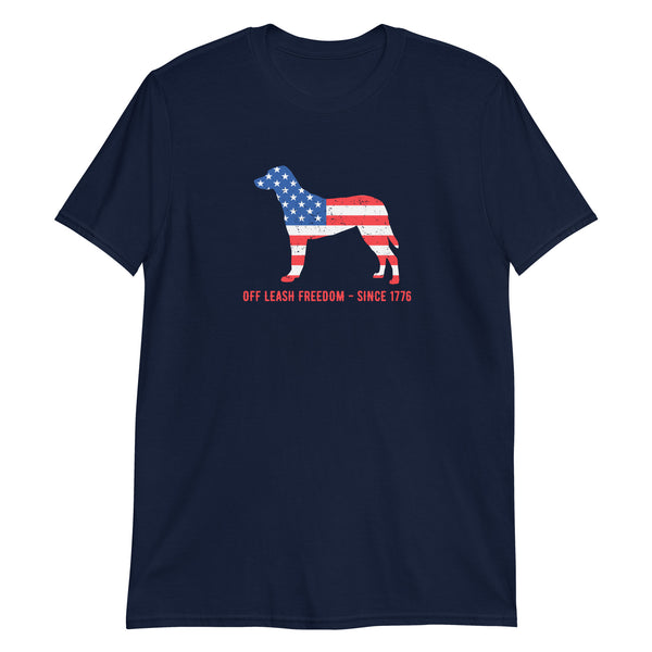 Off Leash Freedom Short-Sleeve Unisex T-Shirt