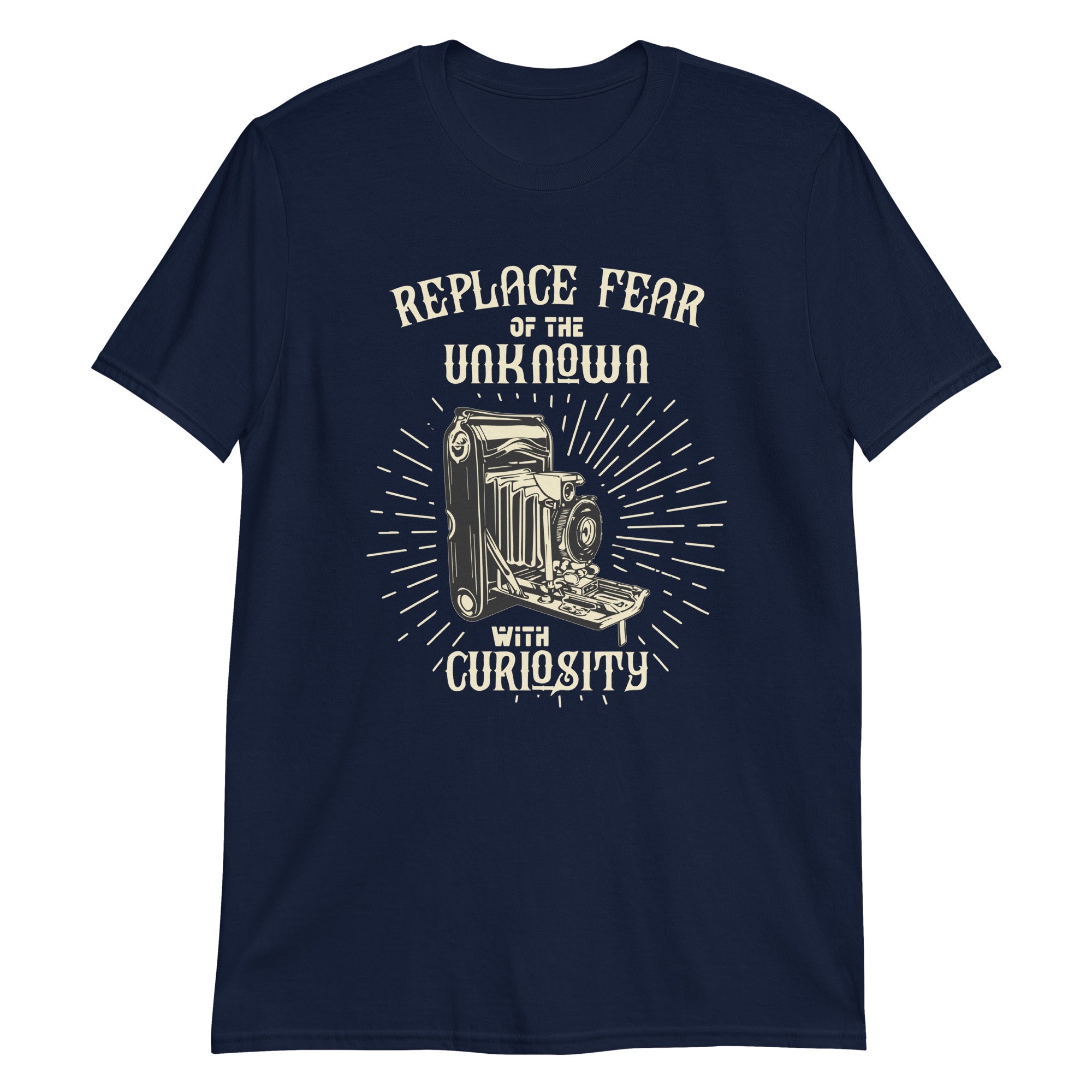 Replace Fear with Curiosity Unisex T-Shirt