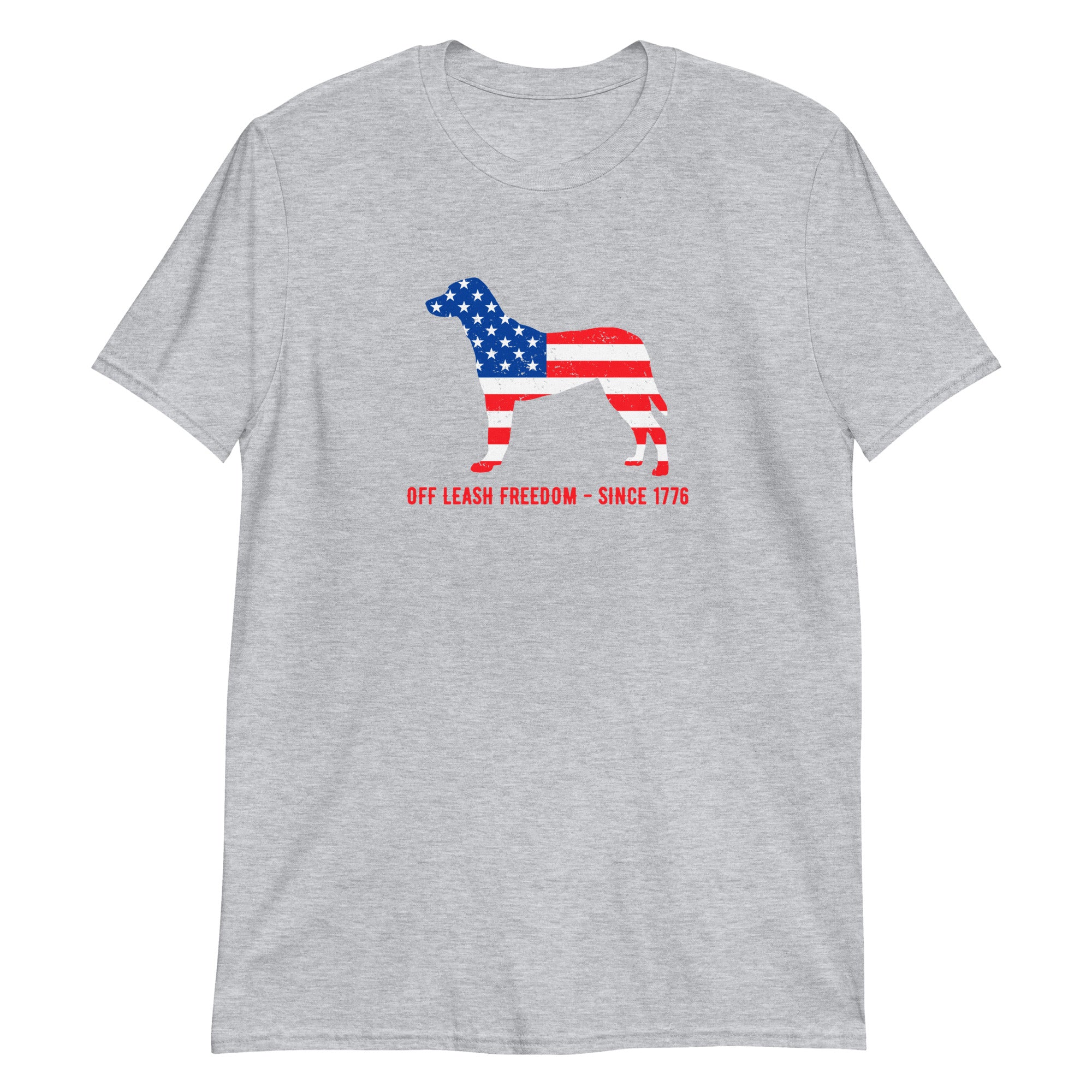 Off Leash Freedom Short-Sleeve Unisex T-Shirt