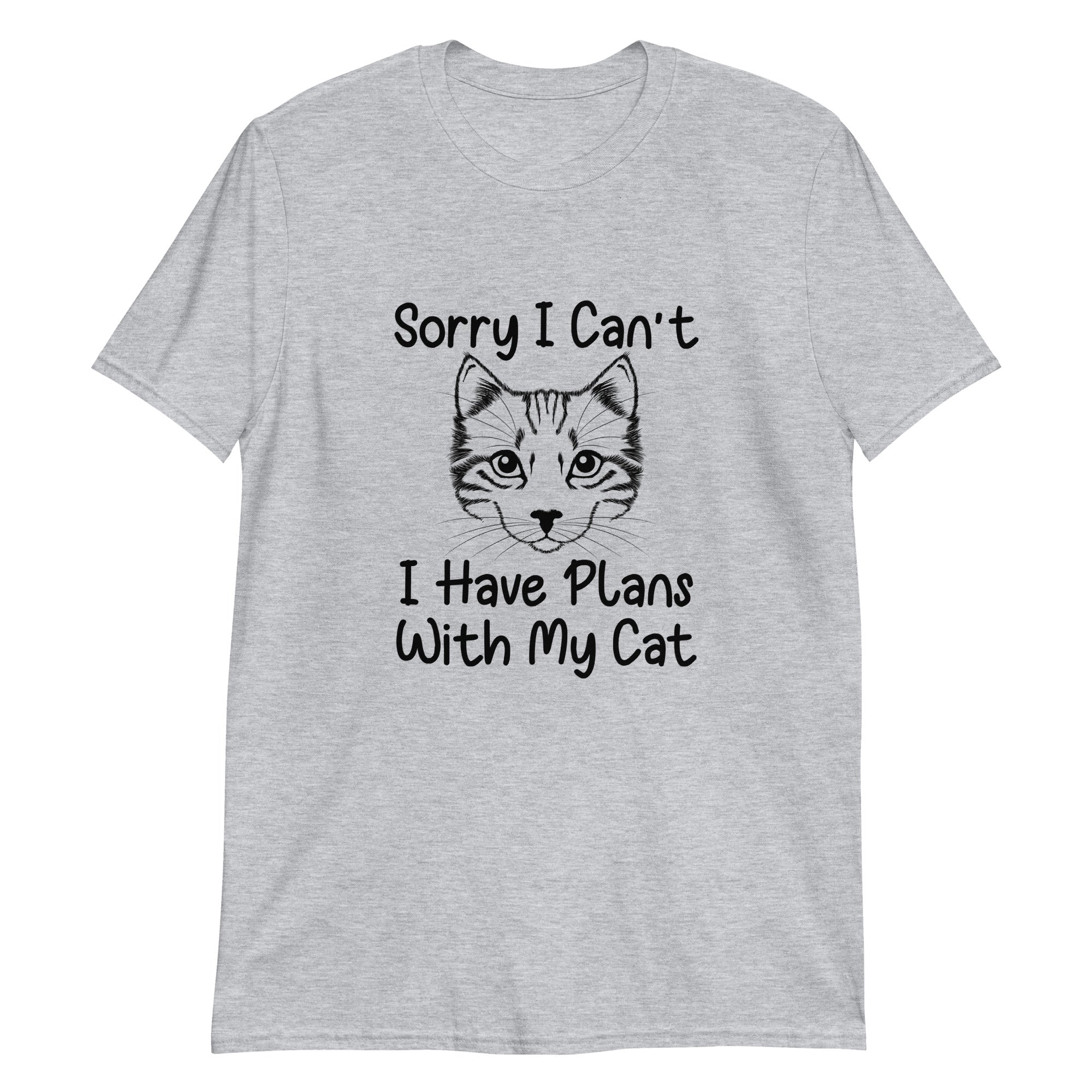 Plans with my Cat Short-Sleeve Unisex T-Shirt