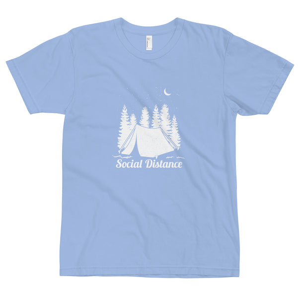 Social Distance Unisex Camping T-Shirt