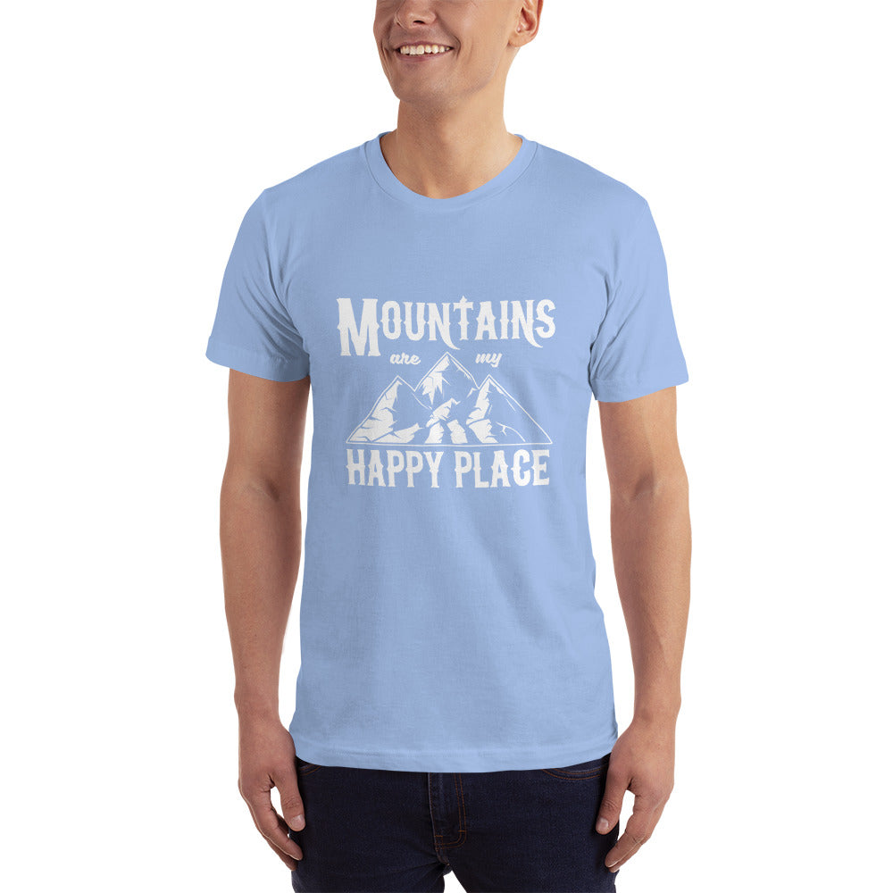 Moutains are my Happy Place Unisex T-Shirt