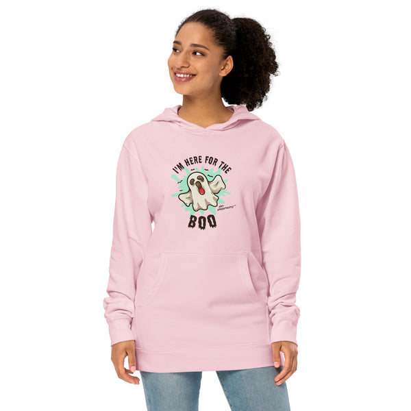 I'm Here For the Boo Unisex midweight hoodie