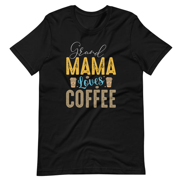 Grandma Loves Coffee Unisex t-shirt