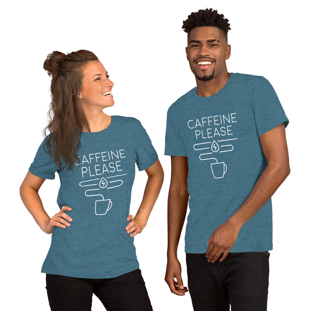 Caffeine Please Unisex t-shirt
