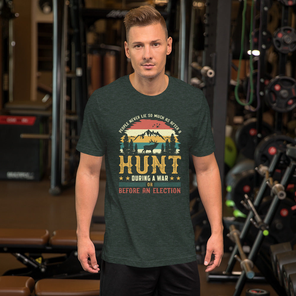 Lie After a Hunt Unisex t-shirt
