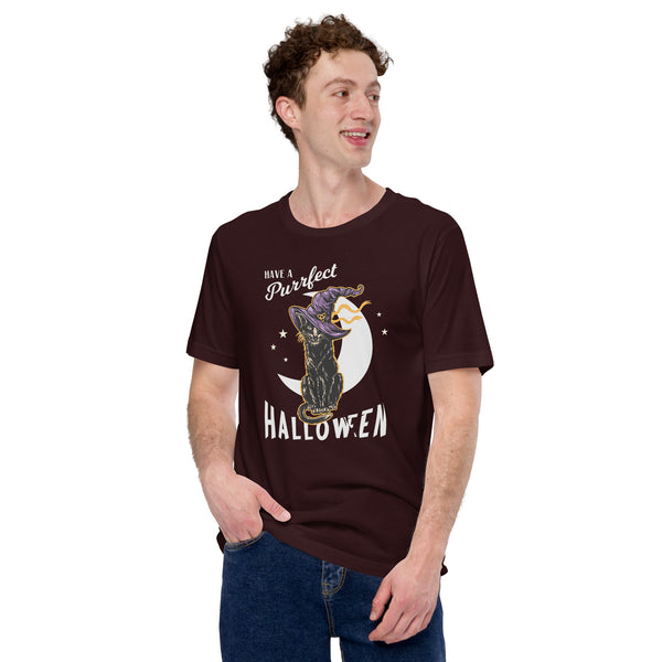 Purrfect Halloween Unisex t-shirt